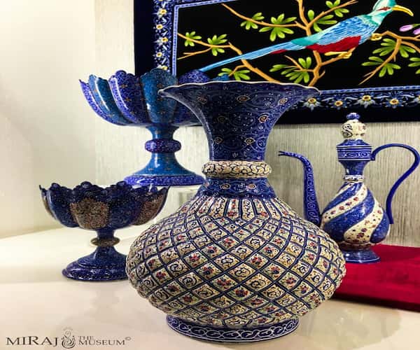 تصویر 1 از قیمت خرید گلدان مینا کاری + فروش ویژه